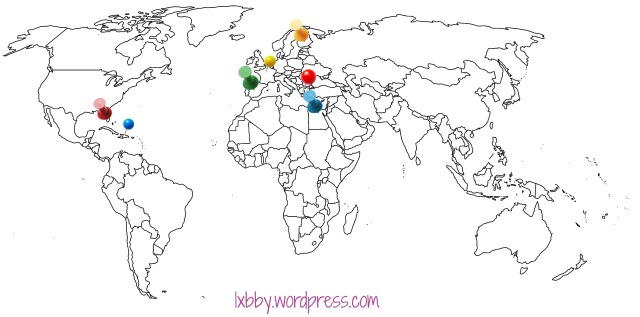 lxbby world map and holidays